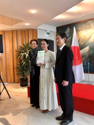 河瀬監督任命式写真(3)