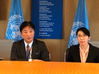 Ambassador KANO during the meeting