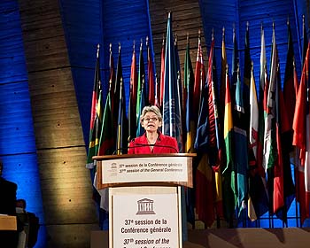 Discours d’ouverture de la Directrice-générale de l’UNESCO, Mme Irina Bokova. 
