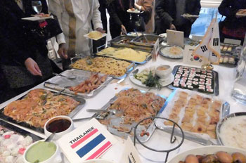 Cuisine thaïlandaise, coréenne et iranienne