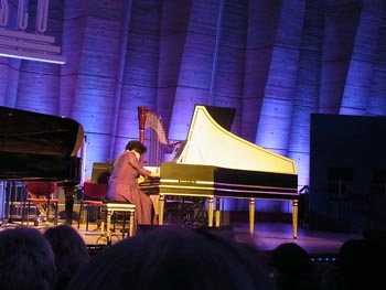 Yasuko Mitsui au clavecin