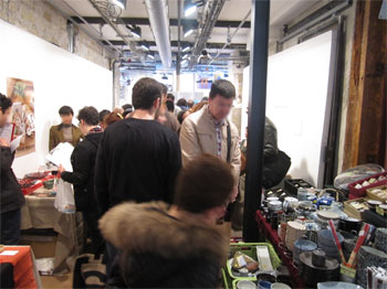 La foule des visiteurs