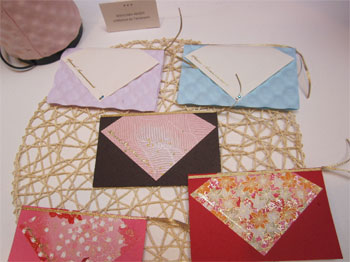 Cartes de correspondance en « washi »,