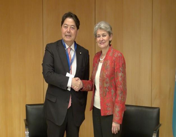 イリーナ・ボコバ氏との会談