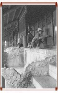 Restoration activities in Hue City