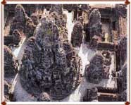 Vue aérienne d'Angkor