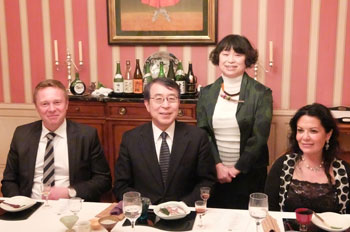 佐野純子氏とユネスコ各国大使